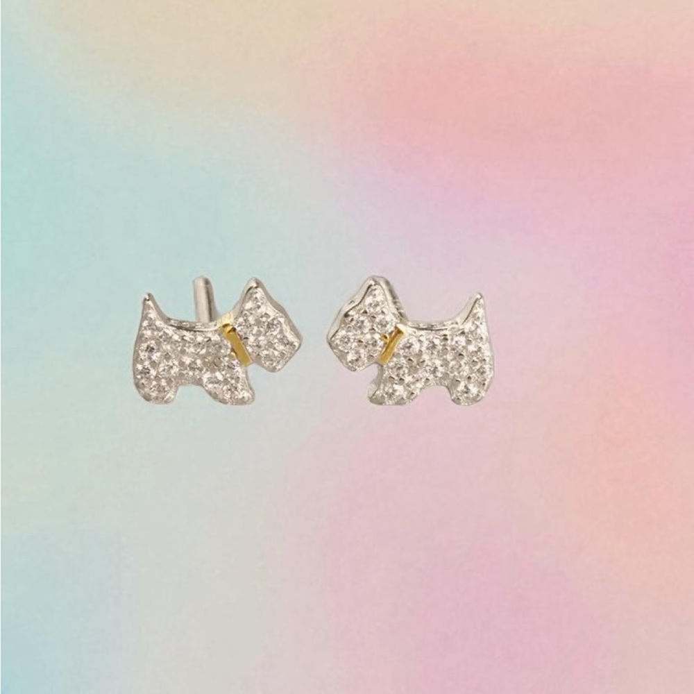 ๐๐๐925 silver Moissanite Earrings- tested diamond!โ GRA certified - Picture 2 of 3